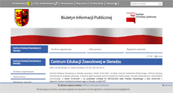 Desktop Screenshot of bip-cez.spsieradz.finn.pl