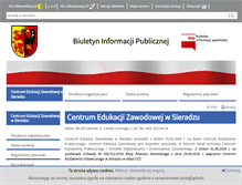 Tablet Screenshot of bip-cez.spsieradz.finn.pl