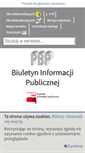 Mobile Screenshot of bip.pbpgliwice.powiatgliwicki.finn.pl