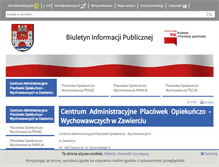 Tablet Screenshot of bip.ouow.zawiercie.powiat.finn.pl