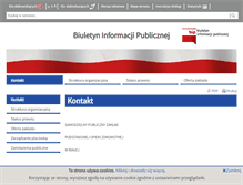 Tablet Screenshot of bip-zoz.biala.finn.pl