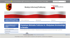 Desktop Screenshot of bip-biblioteka.spsieradz.finn.pl