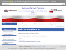 Tablet Screenshot of coi.waw.bip.finn.pl