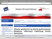 Tablet Screenshot of bip.gwgomunice.finn.pl