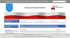 Desktop Screenshot of bip.rydultowy.finn.pl