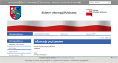 Desktop Screenshot of bip.pcpr.zwolen.finn.pl