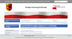 Desktop Screenshot of bip-zs1.spsieradz.finn.pl