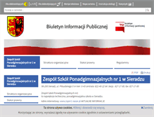 Tablet Screenshot of bip-zs1.spsieradz.finn.pl