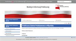 Desktop Screenshot of bip-podst.mlynisk.biala.finn.pl