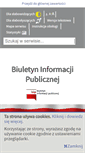 Mobile Screenshot of bip-podst.mlynisk.biala.finn.pl