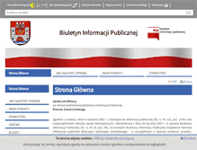 Tablet Screenshot of bip.zawiercie.powiat.finn.pl