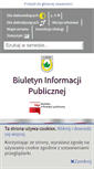 Mobile Screenshot of bip.ugklonowa.finn.pl