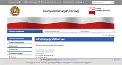 Desktop Screenshot of bip-sosw.spsieradz.finn.pl