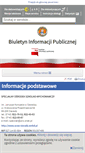 Mobile Screenshot of bip-sosw.spsieradz.finn.pl