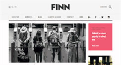 Desktop Screenshot of finn.be