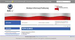 Desktop Screenshot of bip.pcprgliwice.powiatgliwicki.finn.pl
