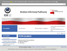 Tablet Screenshot of bip.pcprgliwice.powiatgliwicki.finn.pl