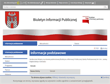 Tablet Screenshot of bip-sp6.umsieradz.finn.pl