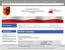 Tablet Screenshot of bip-kppsp.spsieradz.finn.pl