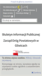 Mobile Screenshot of bip.zdpgliwice.powiatgliwicki.finn.pl