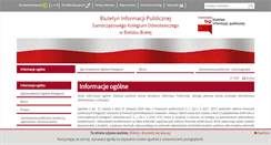 Desktop Screenshot of kolegium-odwolawcze.bb.finn.pl