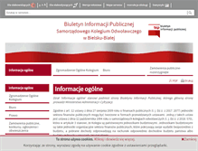 Tablet Screenshot of kolegium-odwolawcze.bb.finn.pl